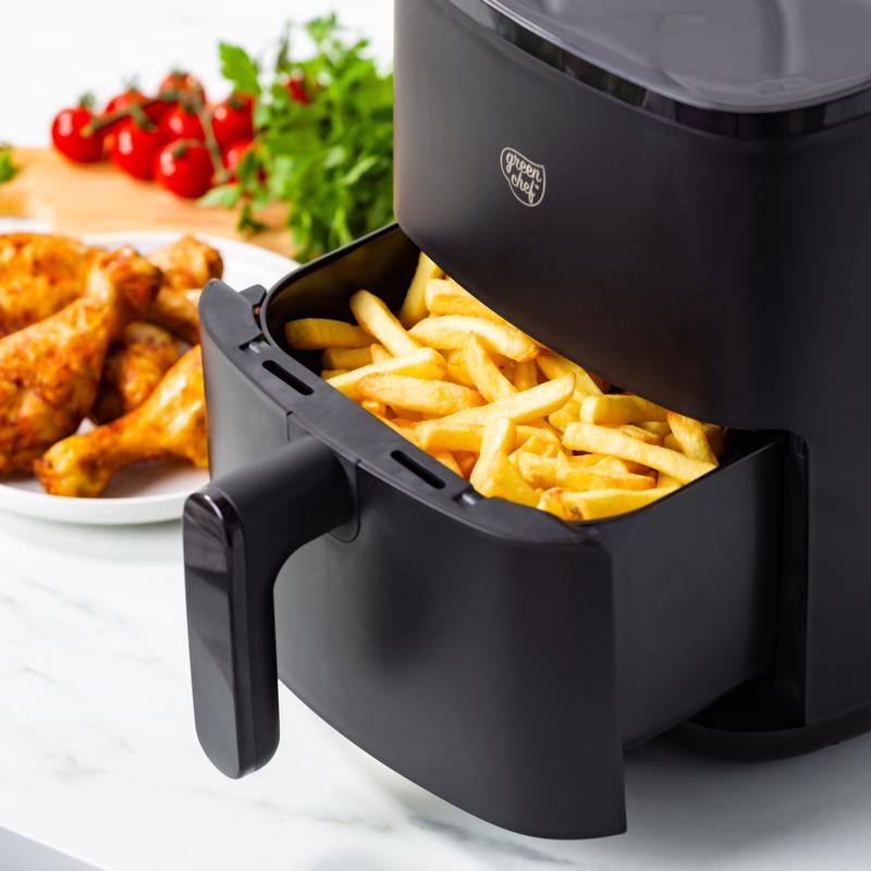 GreenChef air fryer Single with food