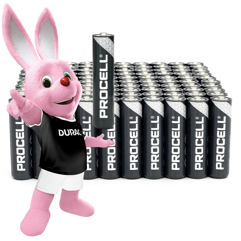 Duracell Procell AAA batteries XL packaging
