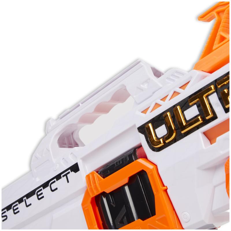 handle on top of the NERF Ultra Select Blaster