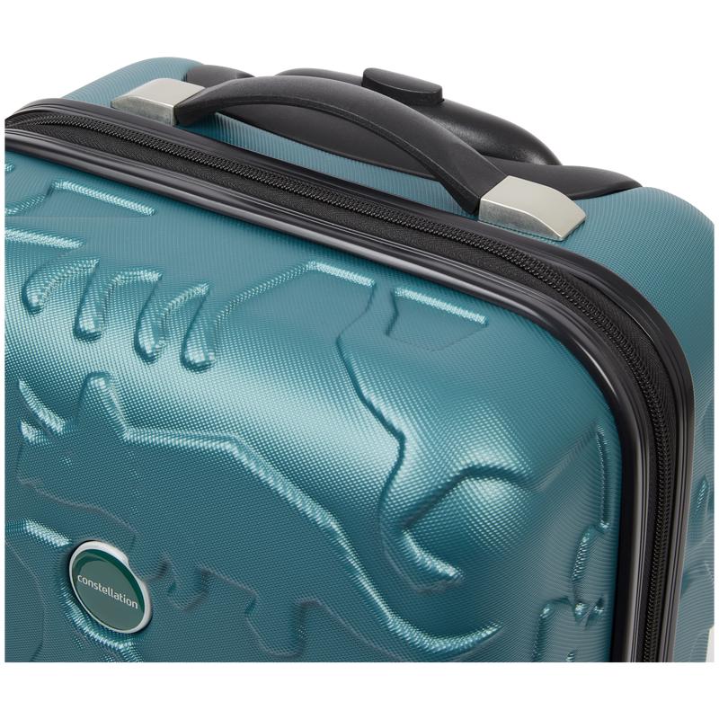 children's suitcase Dino top closure with handle folded