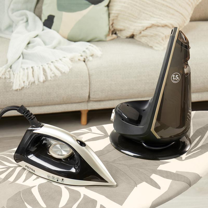 Petra steam iron - in living room