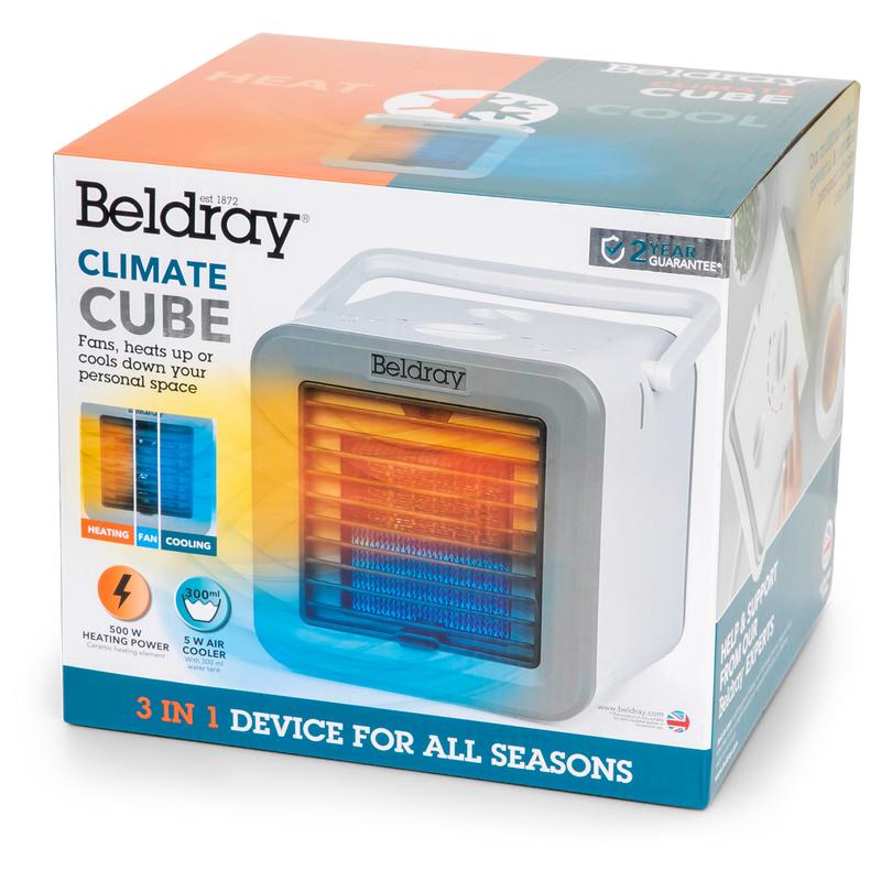 Packaging of the front Beldray Climate Cube