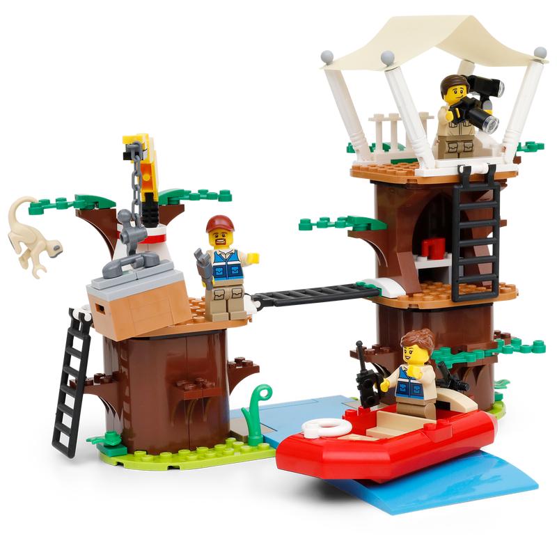 Camp de sauvetage Lego in action
