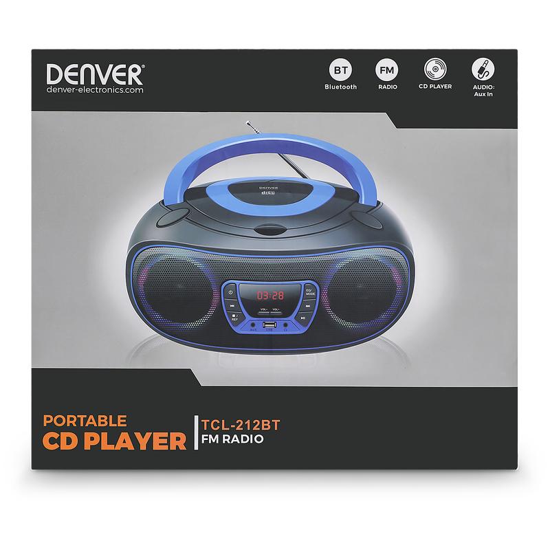 Denver draagbare boombox TCL 212BT Action