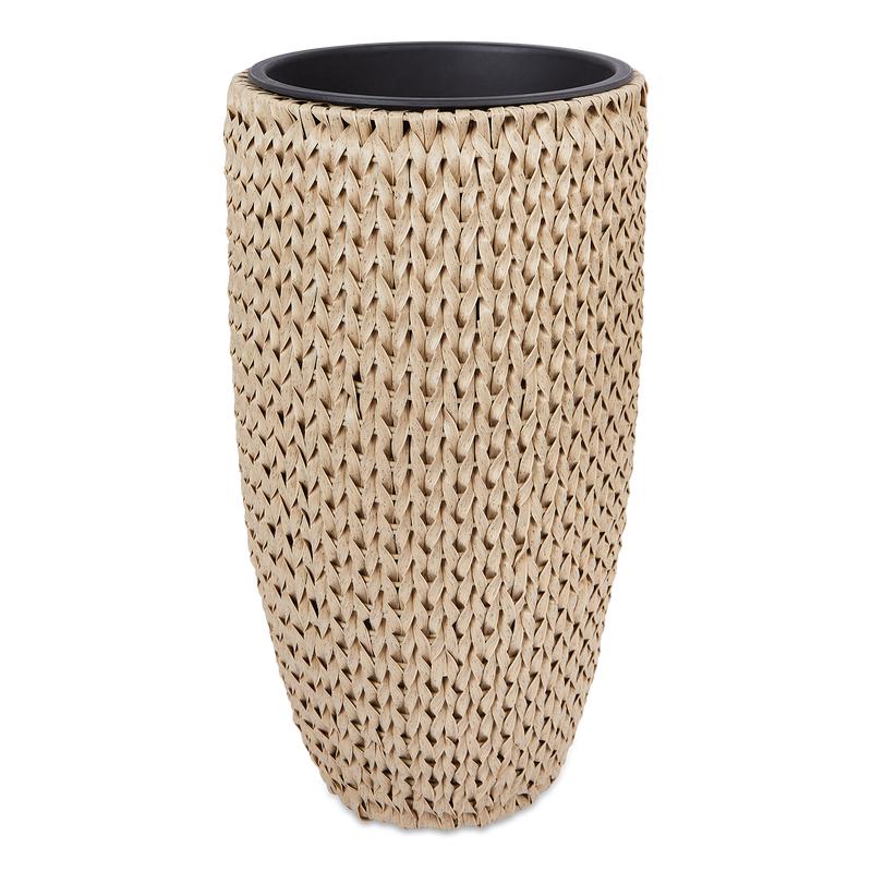 Large tall plant pot - natural