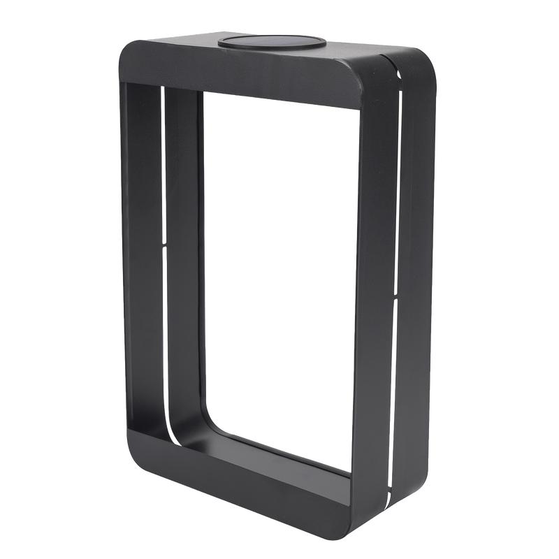 Wall planter set with solar lighting – medium