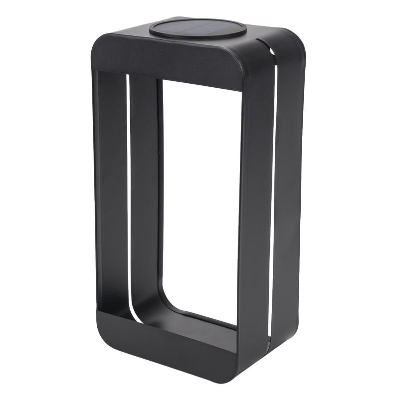 Wall planter set with solar lighting – small