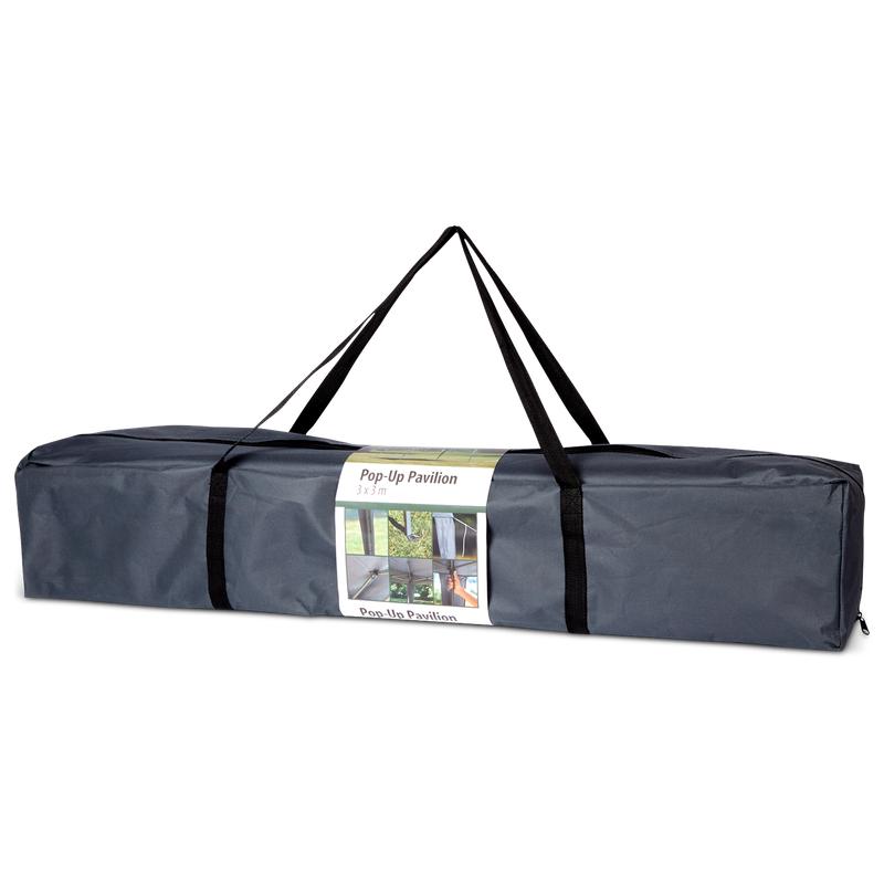 The storage bag in which you store the party tent