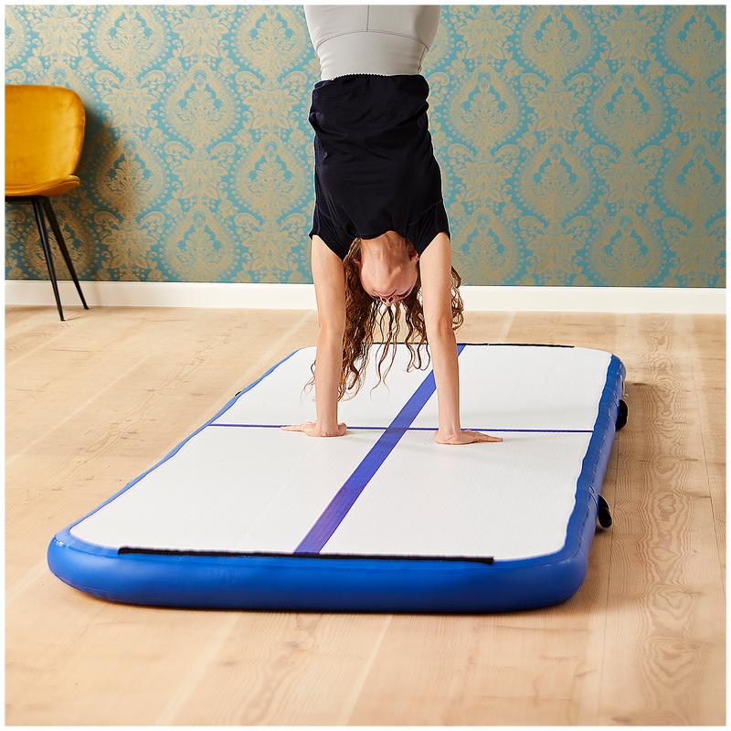 Inflatable gym mat top