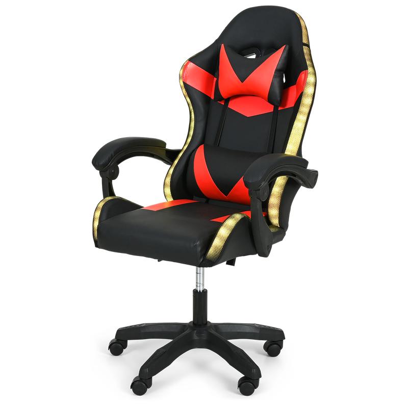 Chaise gaming - rouge vue principale