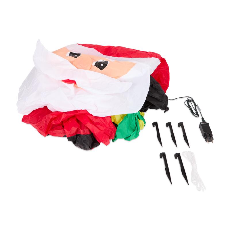 Santa inflatable 240cm with flash lights set