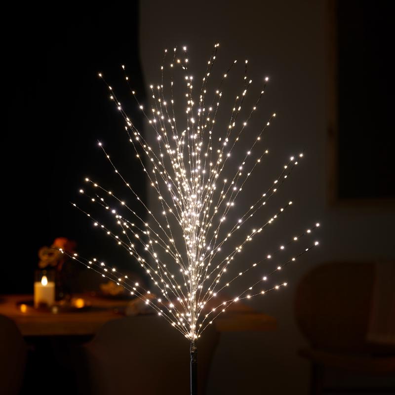 LED Christmas tree indoors