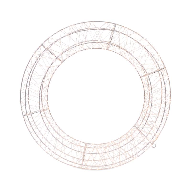 Kerstkrans met 720 ledlichtjes
