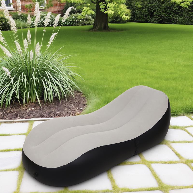 Froyak inflatable lounger suitable for indoor and outdoor use
