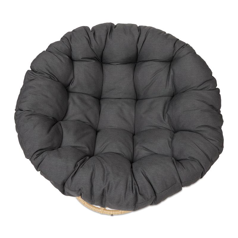 Steel rotating chair - luxury cushion