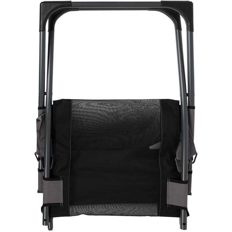 Grey lounge chair - folded without cushion