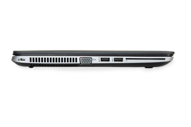 HP Elitebook 740 with touchscreen - side view