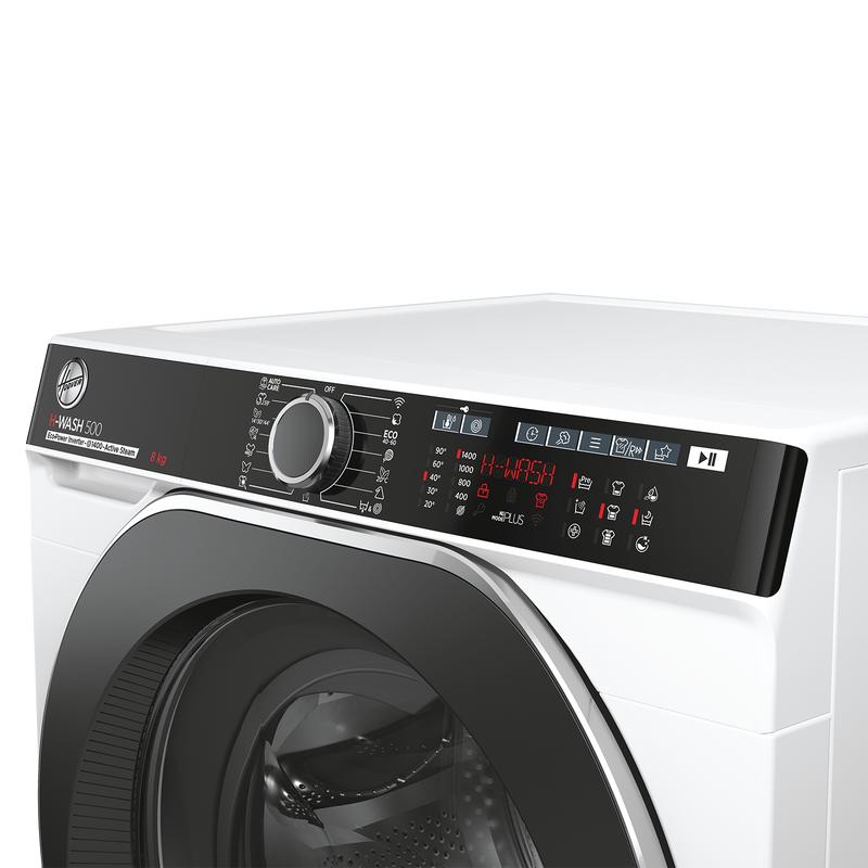 Hoover smart wasmachine H-WASH 500 display