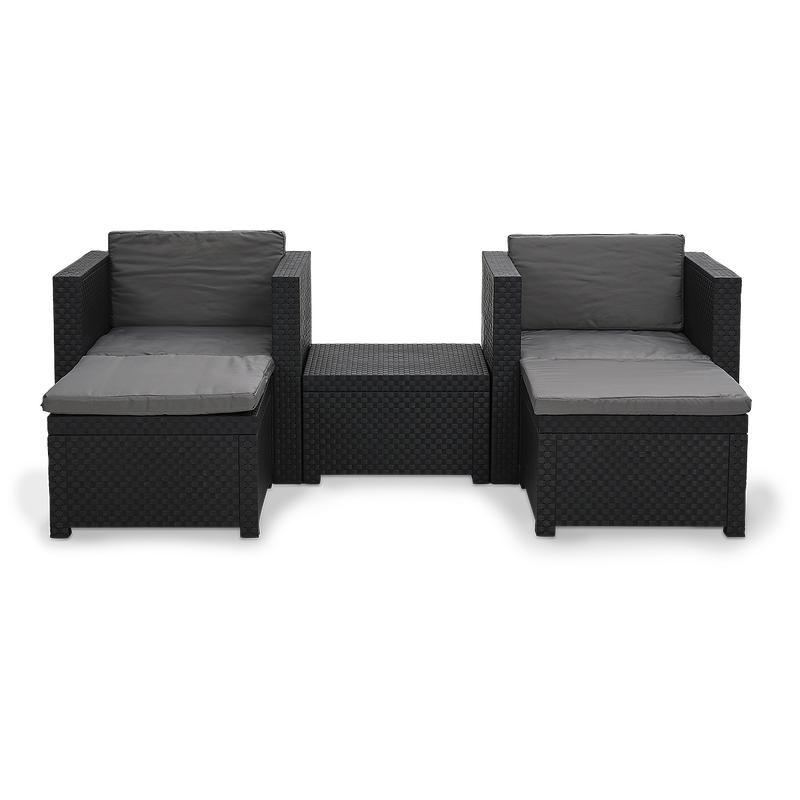 Lounge set - Anthracite 4 person