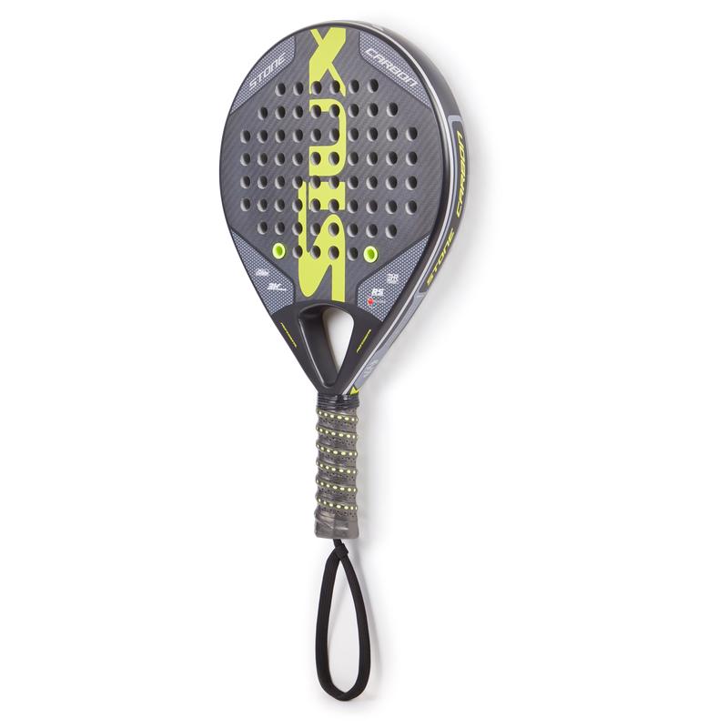Padel racket front angled