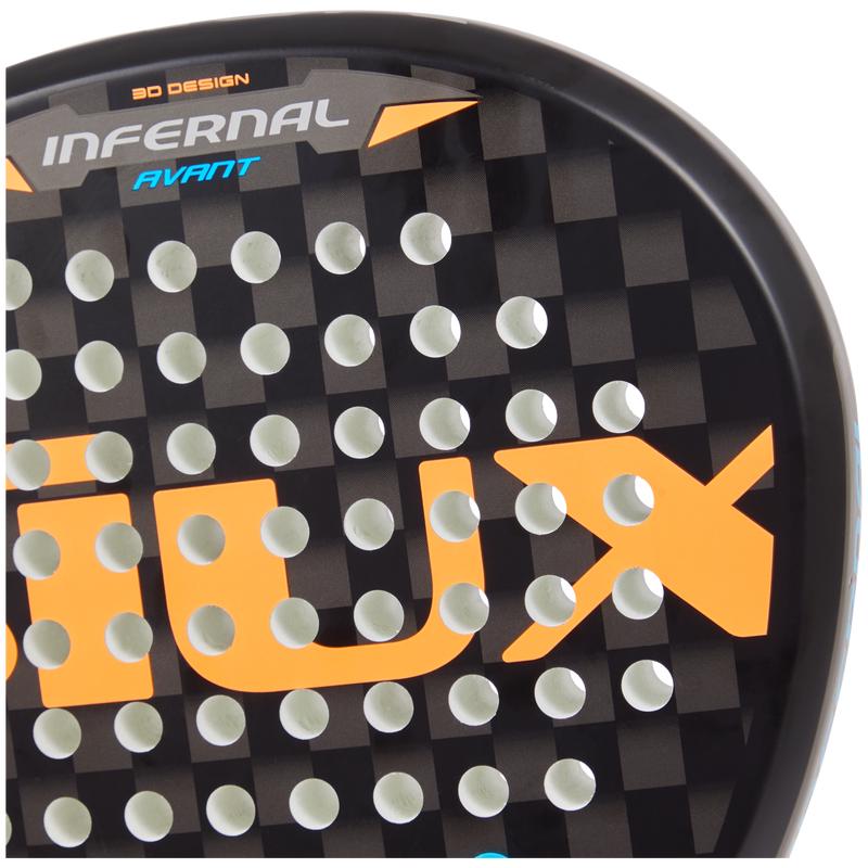 Siux Infernal Avant padel racket close up board