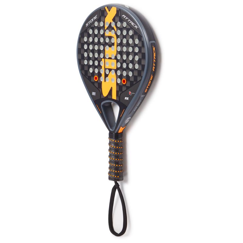 Padel racket front angled