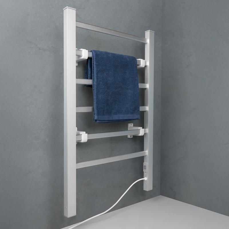 Dirt Devil electric towel warmer with wall brackets