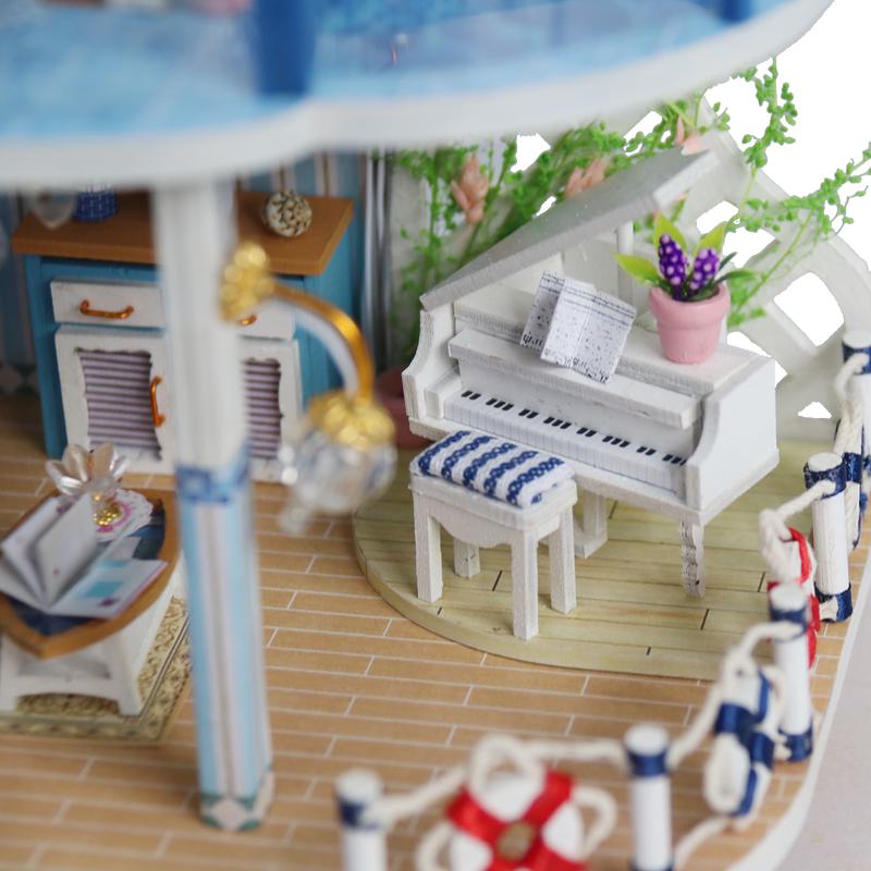 Miniature beach house piano