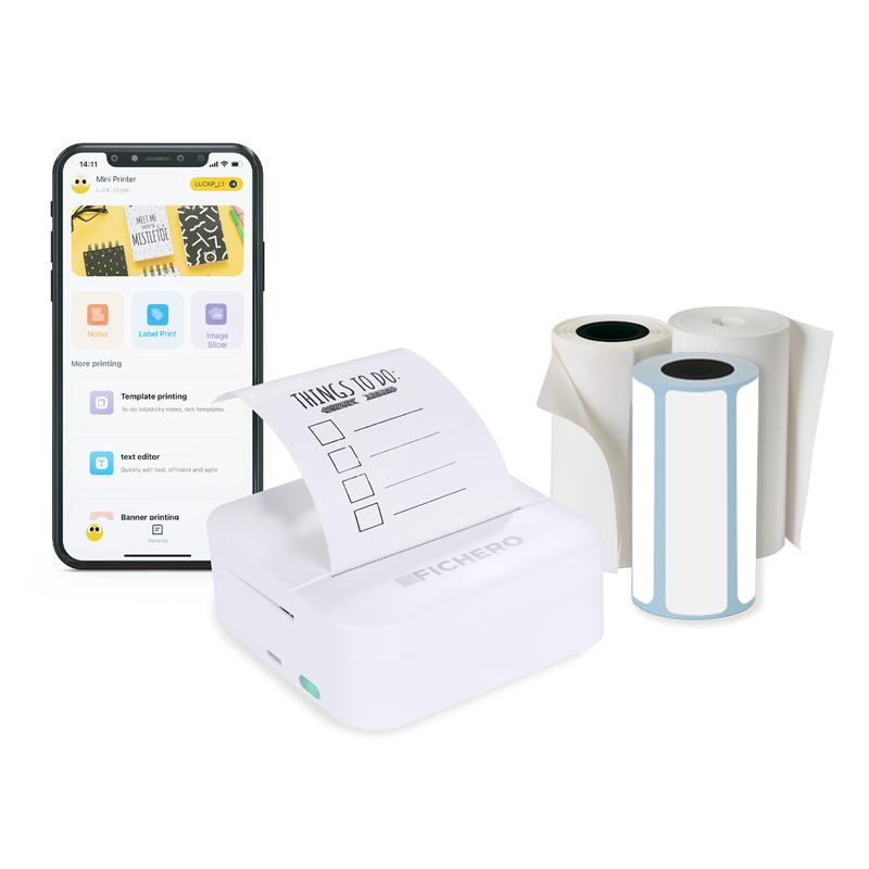 Mini pocket printer - 300 dpi met app