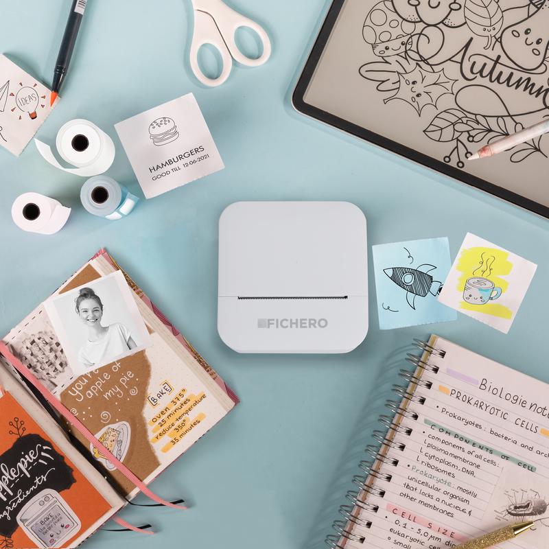 Mini pocket printer - 300 dpi desktop view