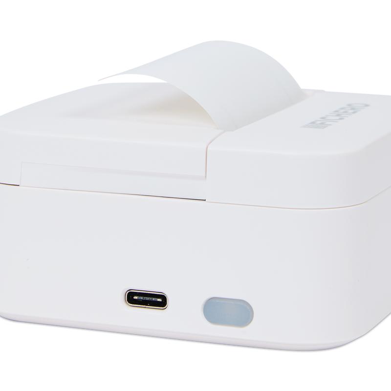 Mini pocket printer - 300 dpi close up connection