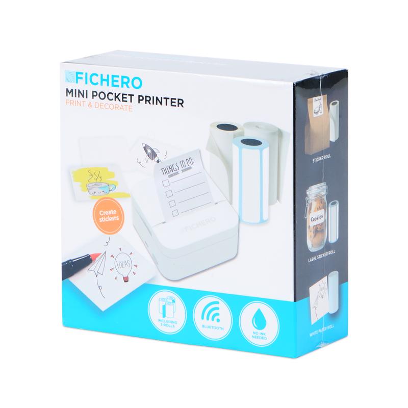 Mini pocket printer - 300 dpi packaging