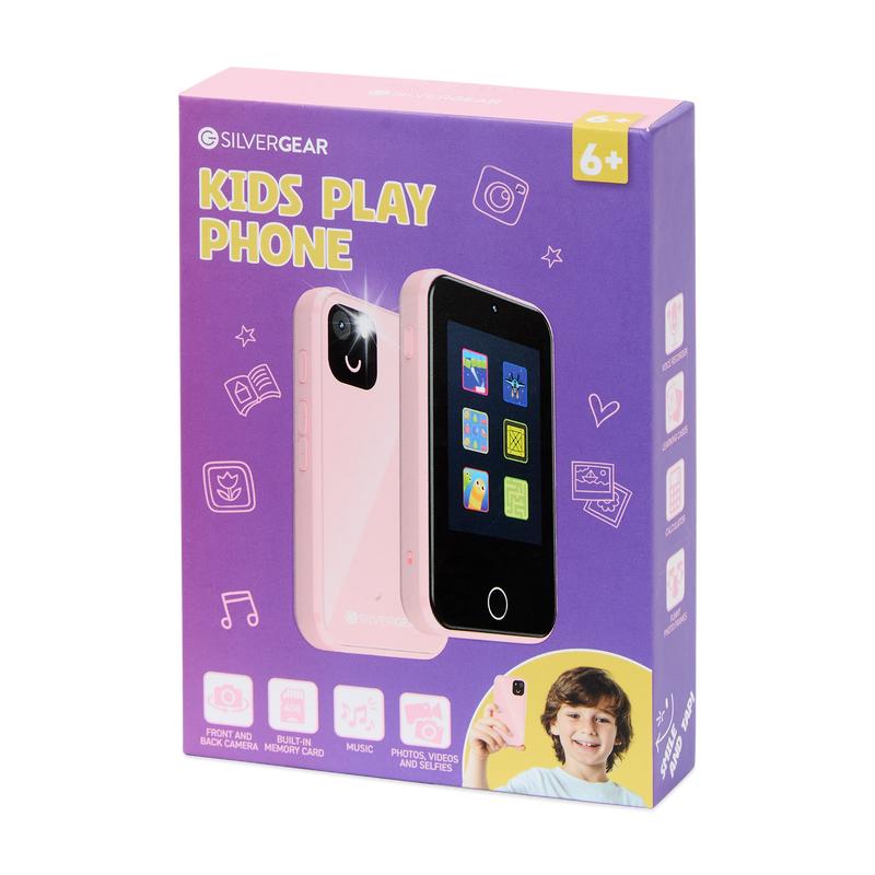 Silvergear toy phone - Pink - packaging