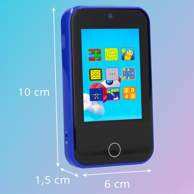 Silvergear toy phone - Blue - dimensions