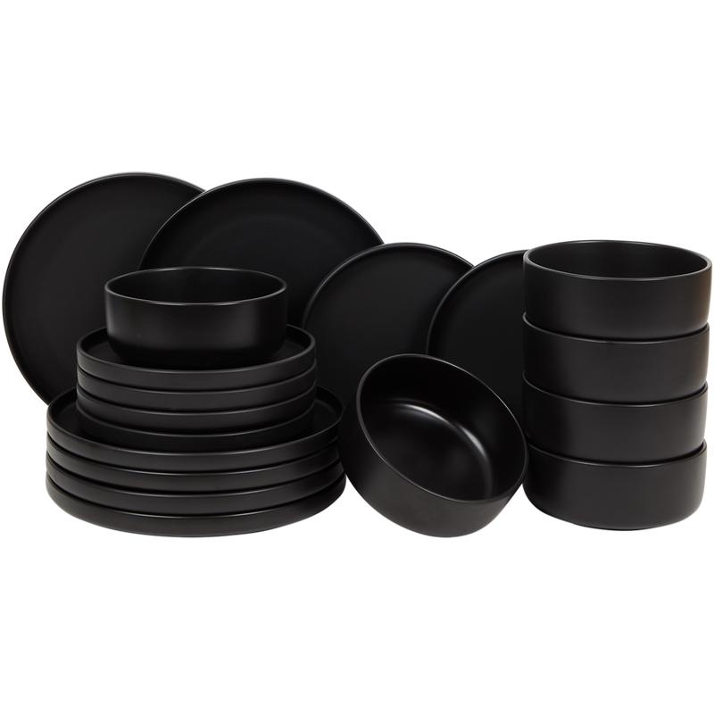 Dinner set - matte black