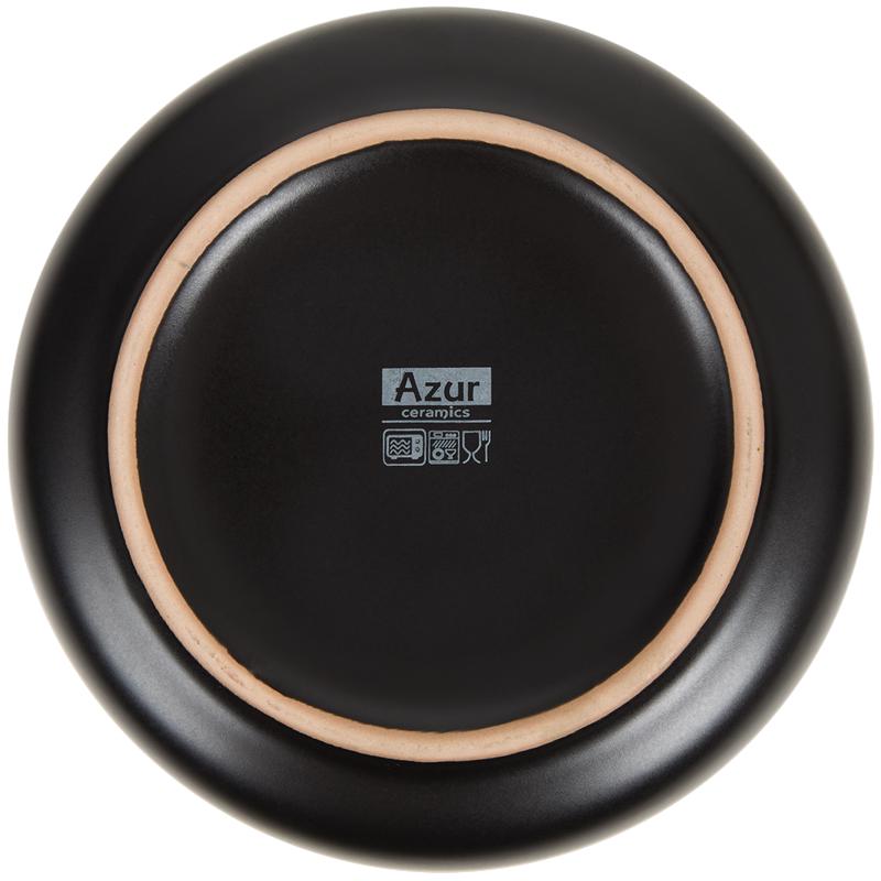 Dinner set - matte black - bottom of bowl