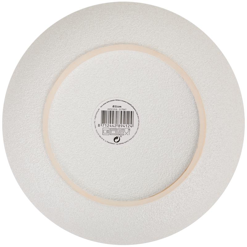 Paksos dinner set – blue/white – bottom of side plate