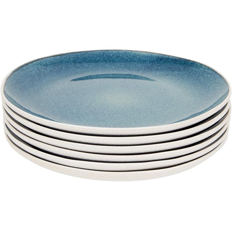 Paksos dinner set – blue/white – dinner plates