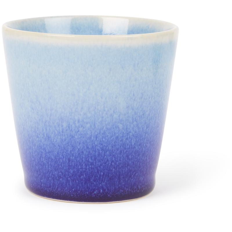 18-piece Fire cup and bowl set - blue cup