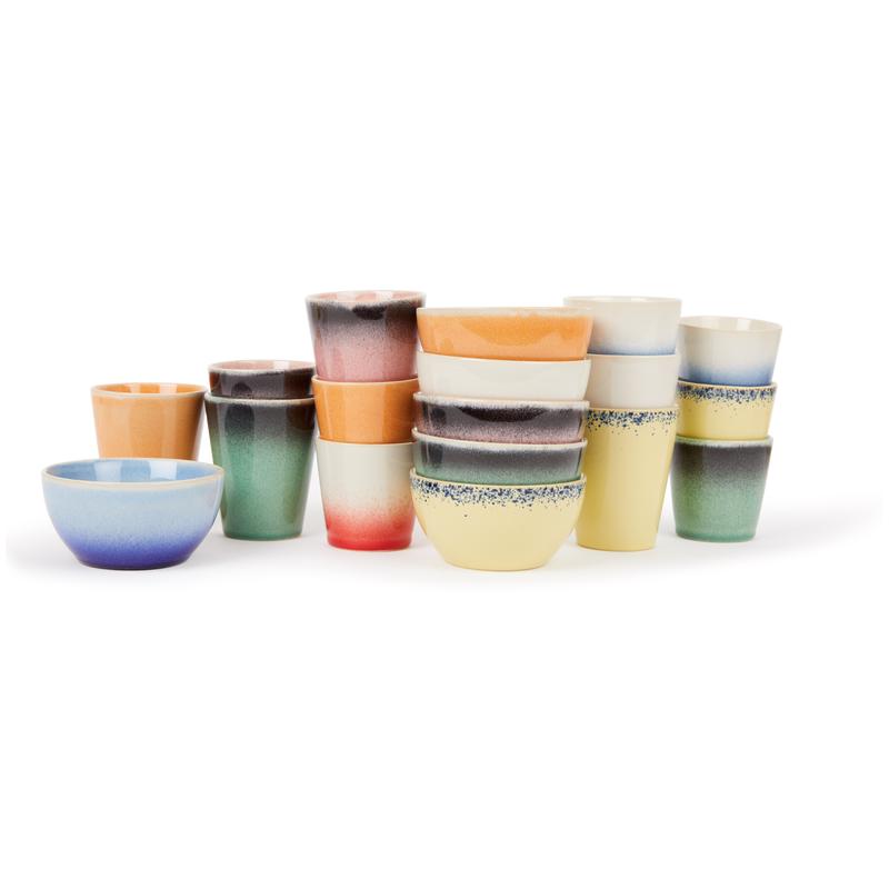 18-piece Fire cup and bowl set - complete set