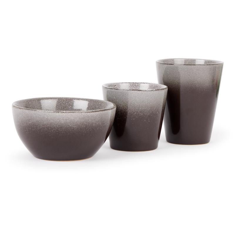 Mistral mug and bowl set grey
