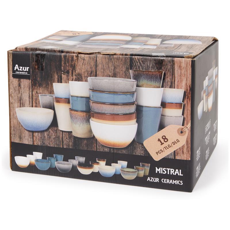 Mistral mug and bowl set packaging