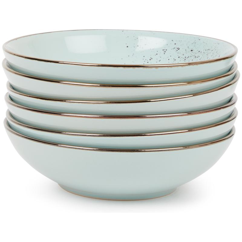 Plate set Florenca Jade bowls