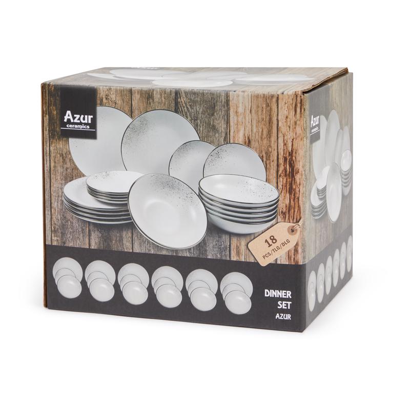 Plate set Siena - packaging