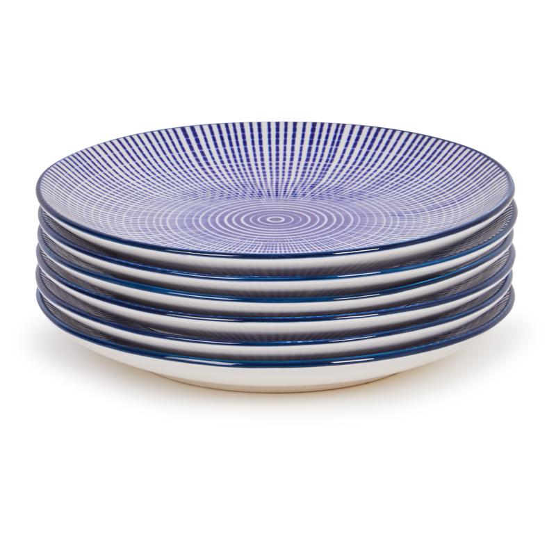 Breakfast plates Deep Blue Sea