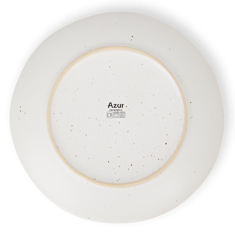 Reactive Glaze tableware set - off-white - underside breakfast plate