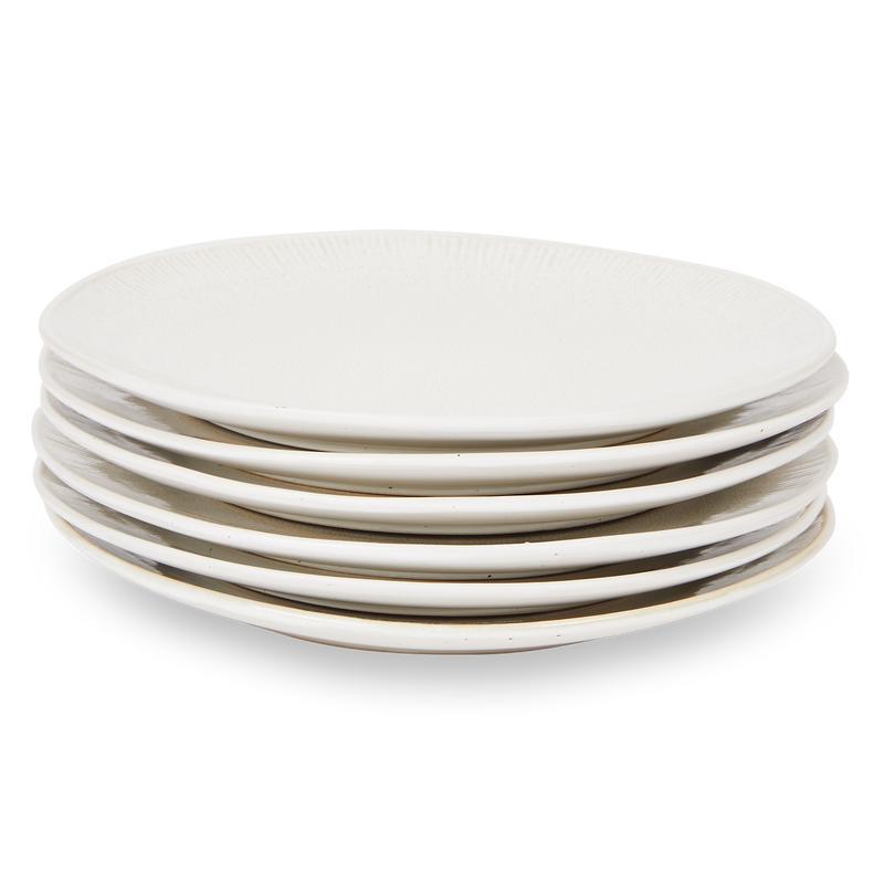 Reactive Glaze tableware set - off-white - breakfast plate set