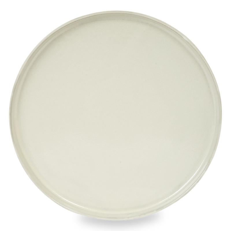 Earthenware tableware set - stone grey plate
