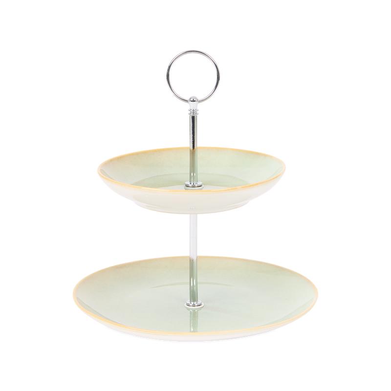 Tea set - Mint green - Cake stand