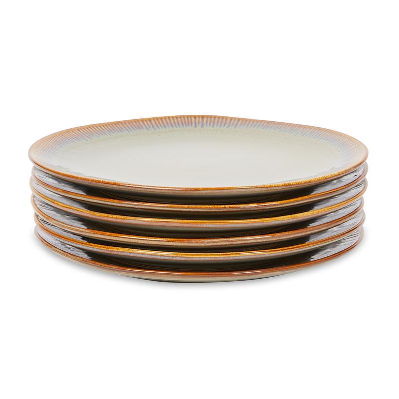 Handmade tableware - dinner plates stacked